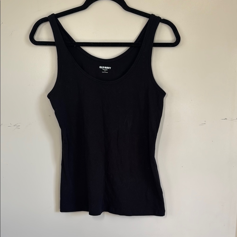 Old Navy Black Fitted‎ Tank Top